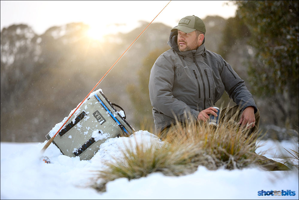 Last Light in the Alps. Matt Tripet from The Fly Program