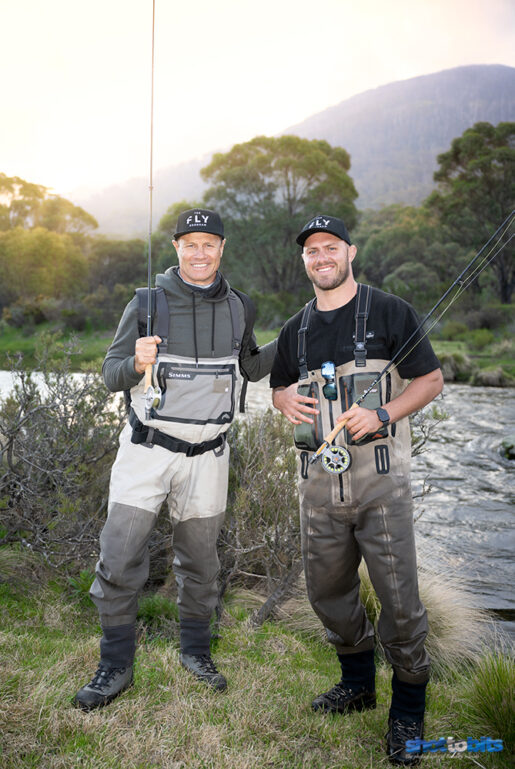 Australian Rugby Legends Past and Present, Thredbo River, Crackenback, NSW.