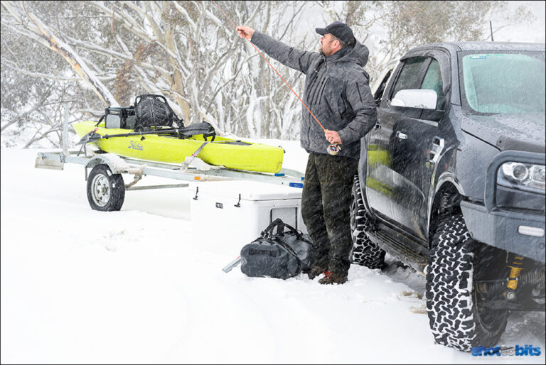 FLY FISHING IN THE BLIZZARD. MATT TRIPET FROM THE FLY PROGRAM