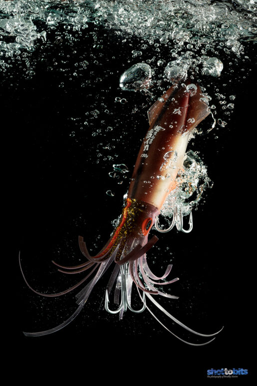 SEAFALCON ULTRA REAL SQUID - NATURAL GLOWING GLITTER SQUID